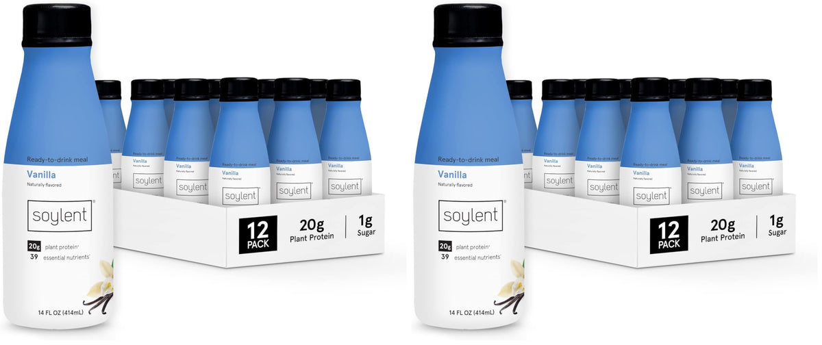 Soylent Meal Replacement Shake, Ready-to-Drink Plant Based Protein Drink