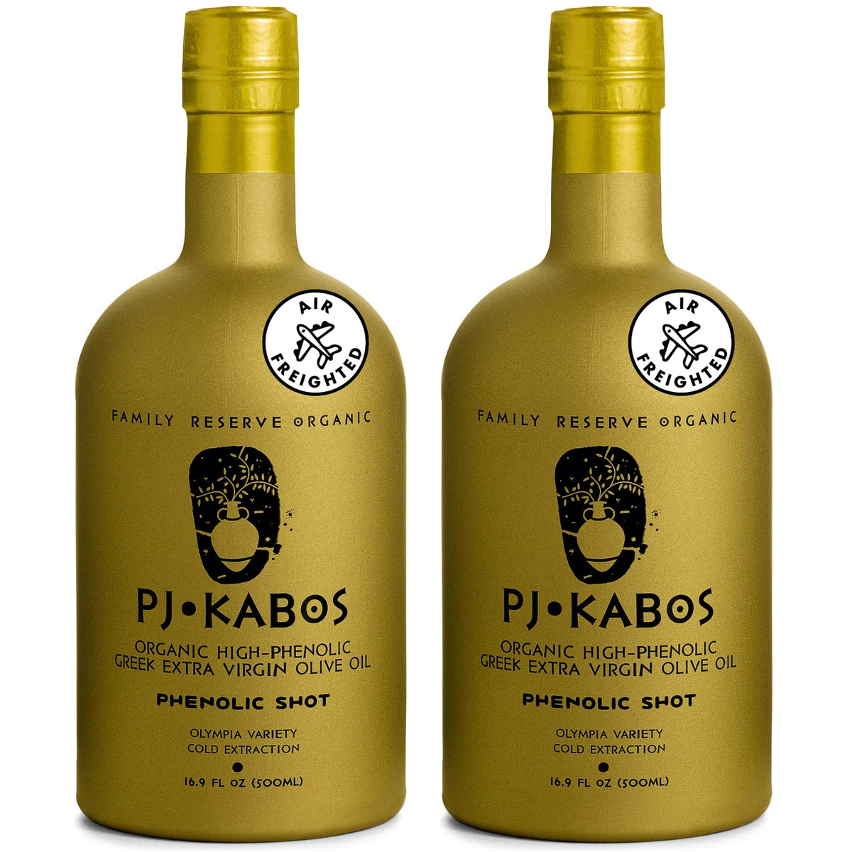 Organic Greek Extra Virgin Olive Oil – High Phenolic, 16.9 oz