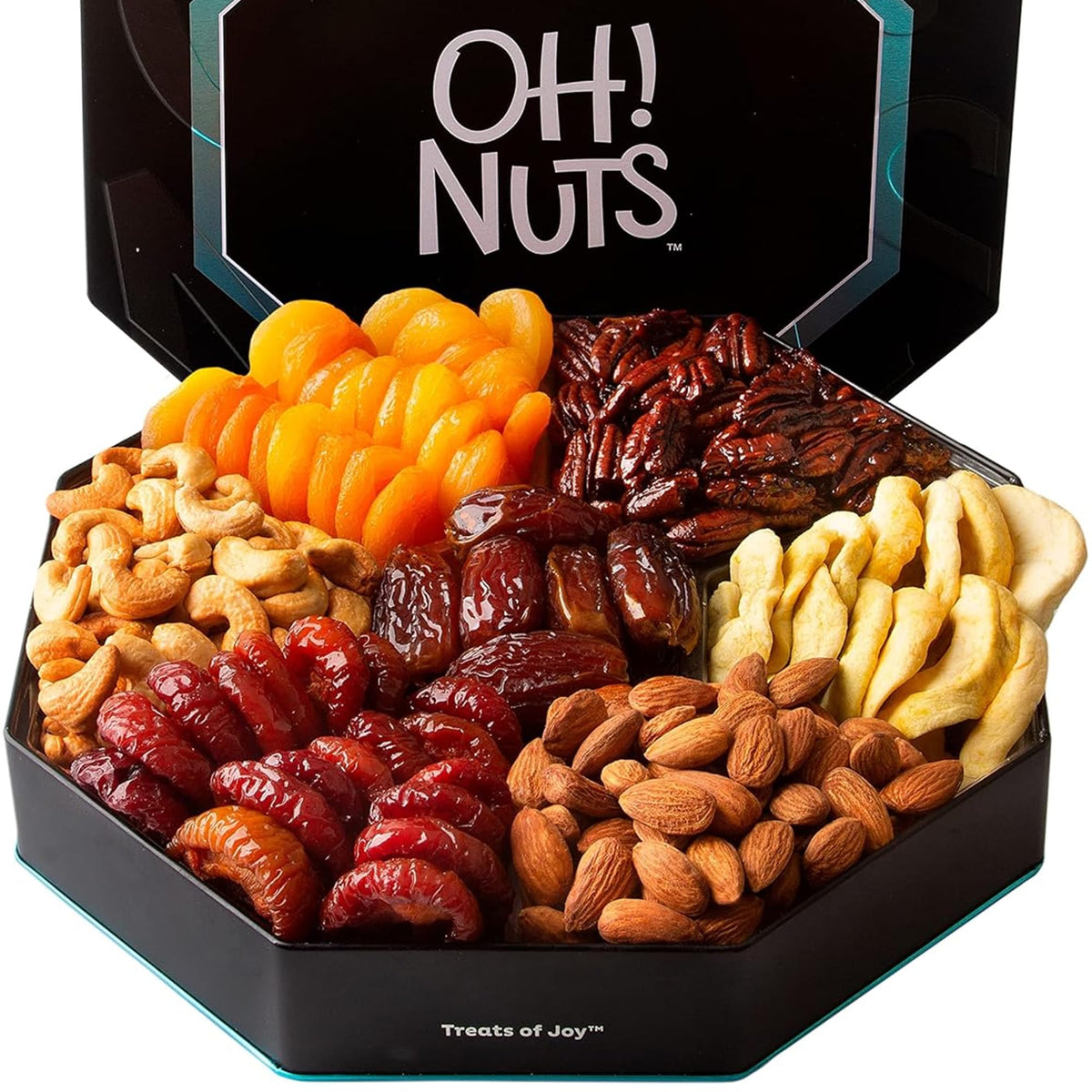 Gourmet Dried Fruit & Nut Gift Tin – Healthy Snack Assortment