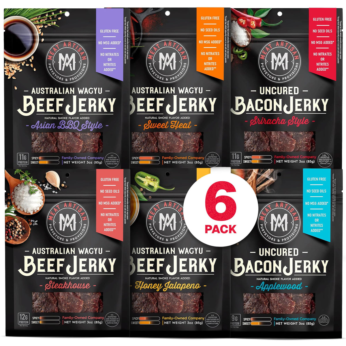 Meat Artisan Australian Wagyu Beef Jerky | Premium Australian Wagyu