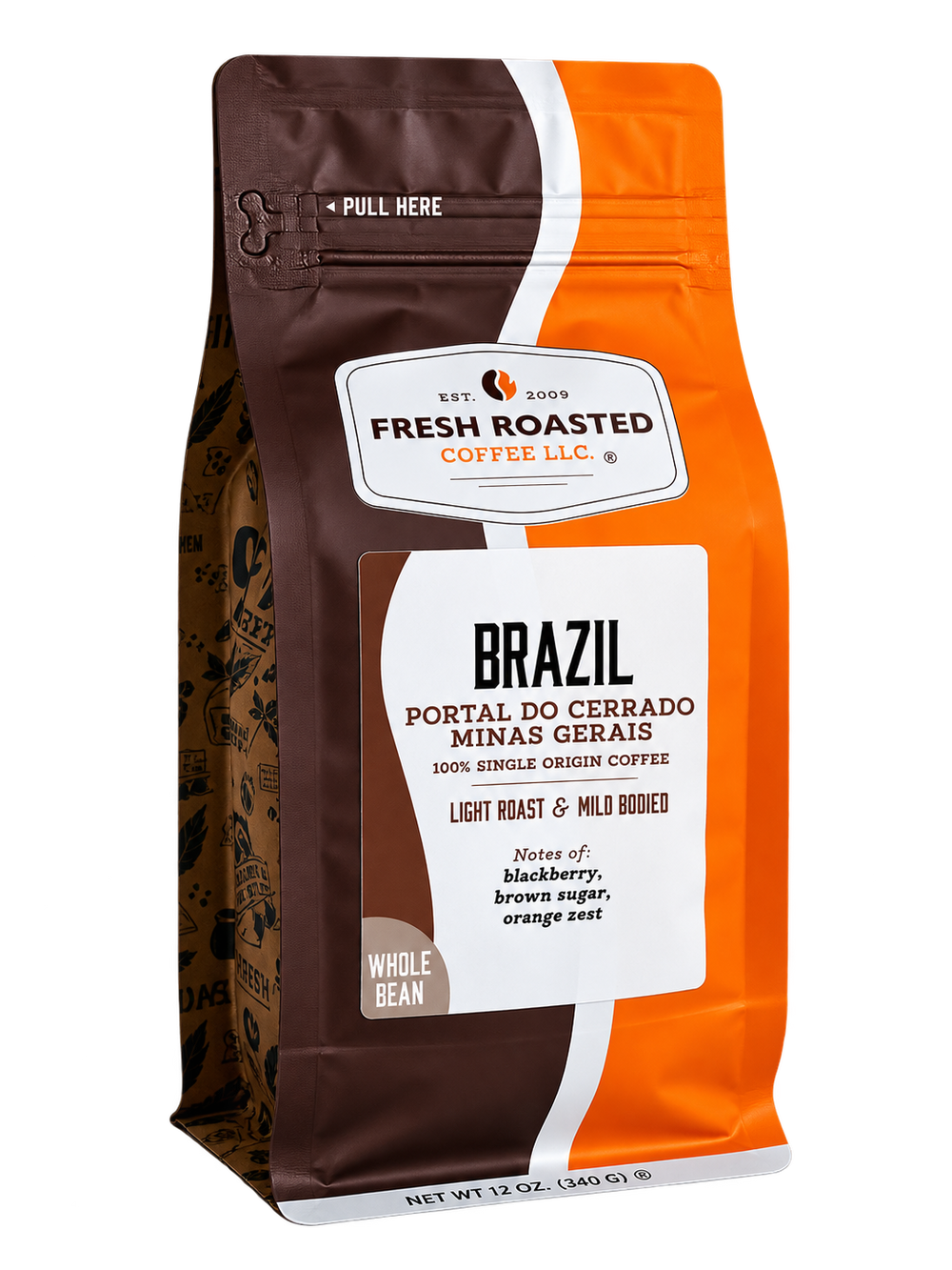 Brazil Single-Origin Whole Bean Coffee