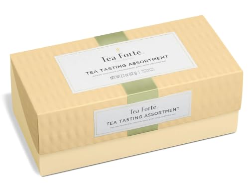Premium Tea Sampler Gift Box – 20 Assorted Pyramid Infusers