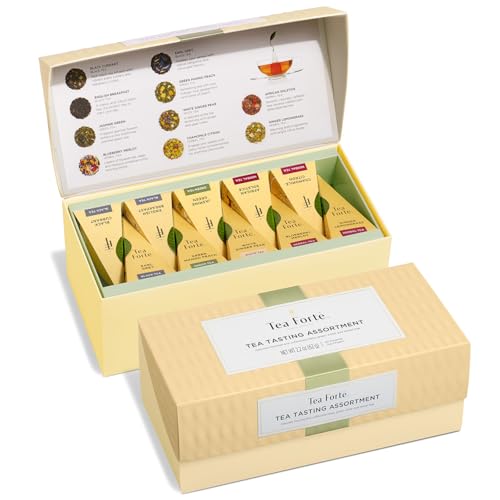 Premium Tea Sampler Gift Box – 20 Assorted Pyramid Infusers