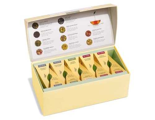 Premium Tea Sampler Gift Box – 20 Assorted Pyramid Infusers