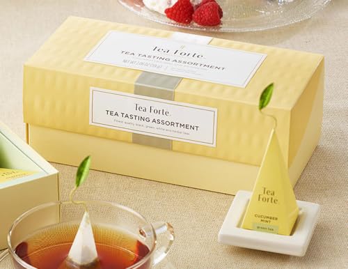 Premium Tea Sampler Gift Box – 20 Assorted Pyramid Infusers
