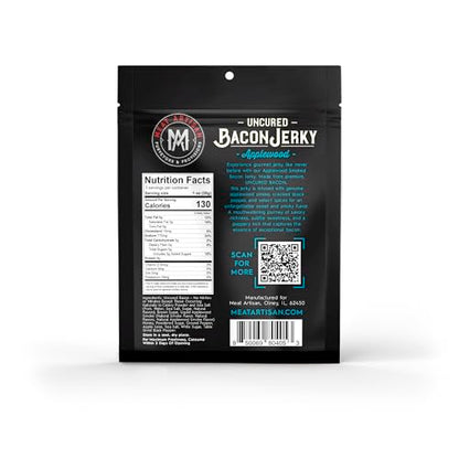 Meat Artisan Uncured Bacon Jerky | Premium Uncured Bacon | Gifts for Men