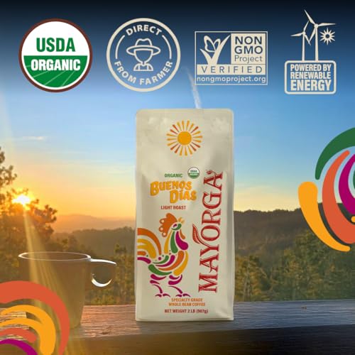 Mayorga Organics Cubano Roast Beans - 100% Arabica Whole Coffee Beans