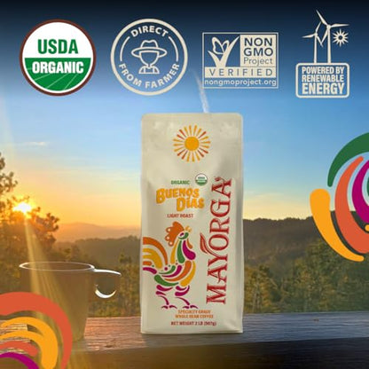 Mayorga Organics Cubano Roast Beans - 100% Arabica Whole Coffee Beans