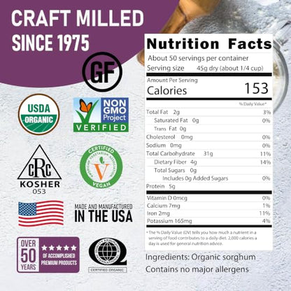 Great River Milling Organic Hulled Millet, Gluten Free Whole Grain