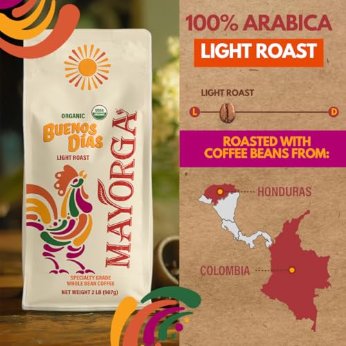 Mayorga Organics Cubano Roast Beans - 100% Arabica Whole Coffee Beans