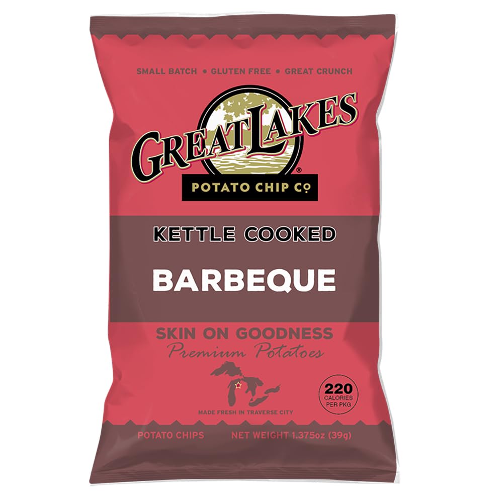 Barbecue Kettle-Cooked Potato Chips – 40 Individual Bags