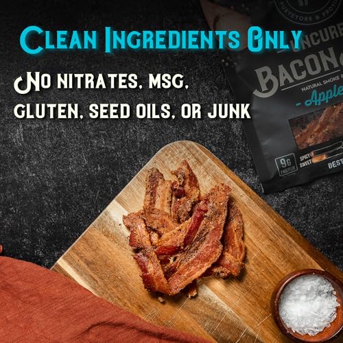 Meat Artisan Uncured Bacon Jerky | Premium Uncured Bacon | Gifts for Men