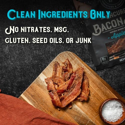 Meat Artisan Uncured Bacon Jerky | Premium Uncured Bacon | Gifts for Men