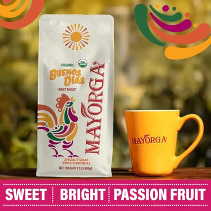 Mayorga Organics Cubano Roast Beans - 100% Arabica Whole Coffee Beans
