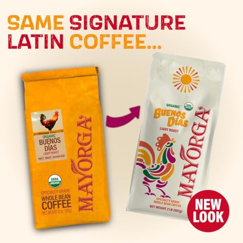 Mayorga Organics Cubano Roast Beans - 100% Arabica Whole Coffee Beans