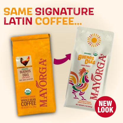 Mayorga Organics Cubano Roast Beans - 100% Arabica Whole Coffee Beans