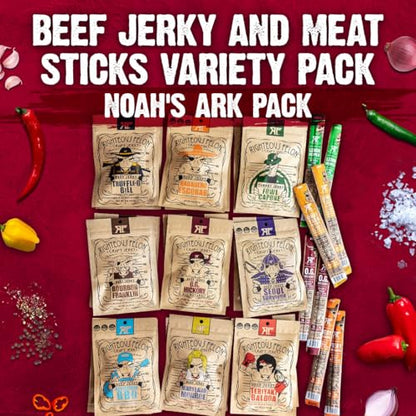 Righteous Felon Beef Jerky Snack, Gluten Free, High Protein, Low Calorie
