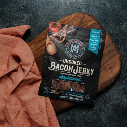Meat Artisan Uncured Bacon Jerky | Premium Uncured Bacon | Gifts for Men