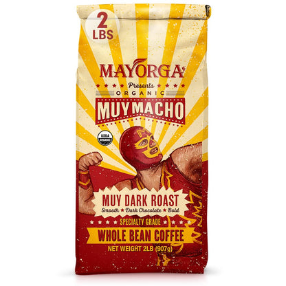 Mayorga Organics Cubano Roast Beans - 100% Arabica Whole Coffee Beans
