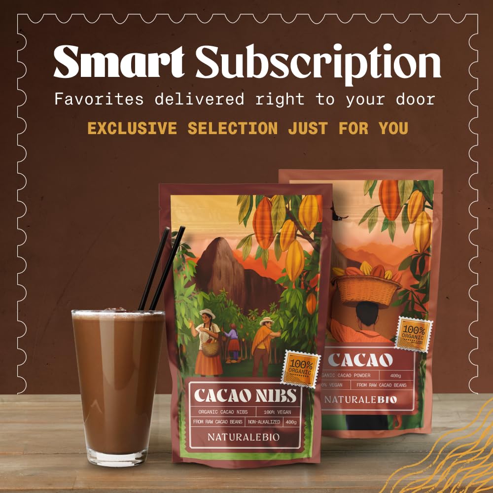 NaturaleBio Organic Cacao Nibs & Powder