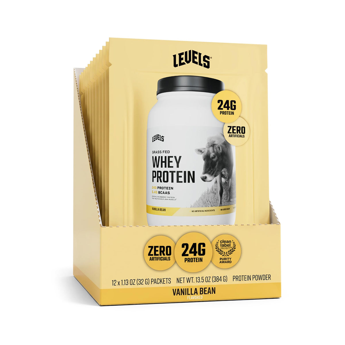 Levels 100% Grass Fed Whey Protein Concentrate