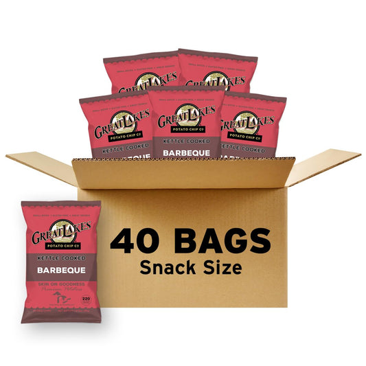 Barbecue Kettle-Cooked Potato Chips – 40 Individual Bags