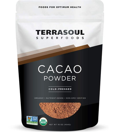 Raw Organic Cacao Powder – Keto & Vegan, 2 lb, 2 Pack