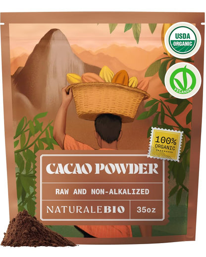 NaturaleBio Organic Cacao Nibs & Powder