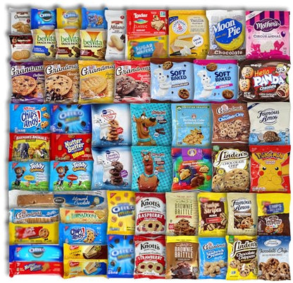 Cookie Variety Gift Box – 40 Individually Wrapped Packs