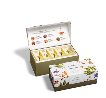 Premium Tea Sampler Gift Box – 20 Assorted Pyramid Infusers