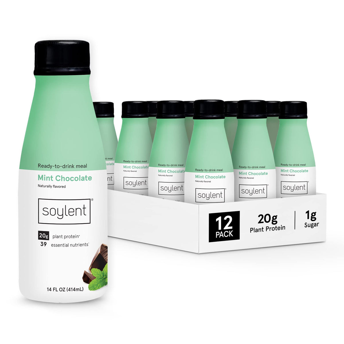 Soylent Meal Replacement Shake, Ready-to-Drink Plant Based Protein Drink