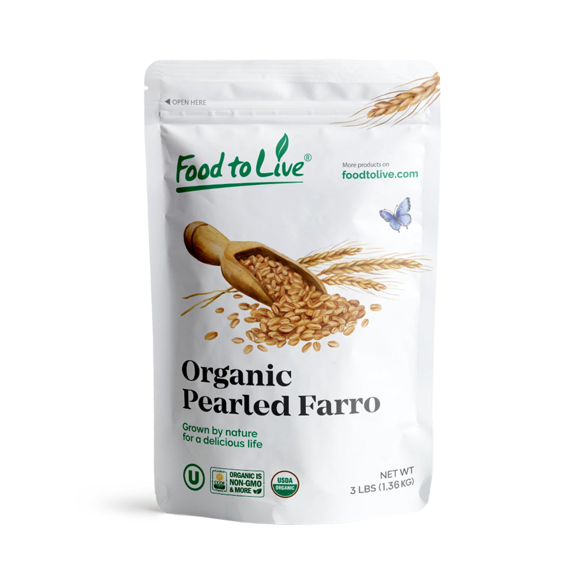Italian Organic Pearled Farro