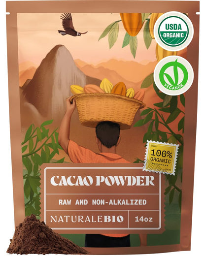 NaturaleBio Organic Cacao Nibs & Powder