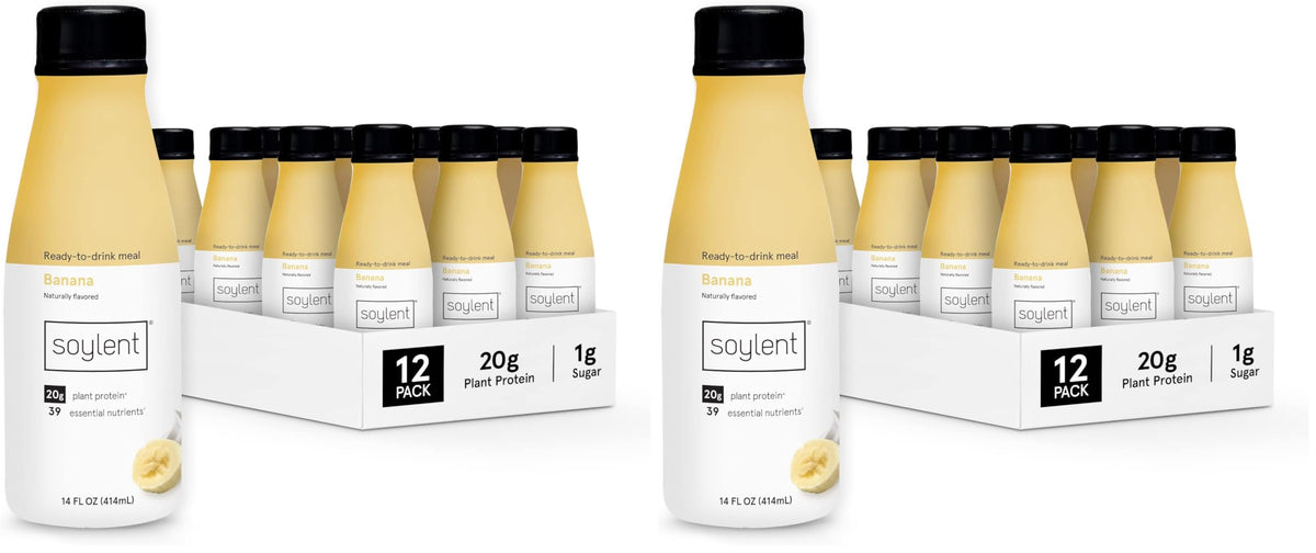Soylent Meal Replacement Shake, Ready-to-Drink Plant Based Protein Drink