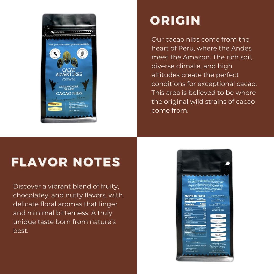 High Amazon Ceremonial Cacao – Premium Single-Origin Cacao