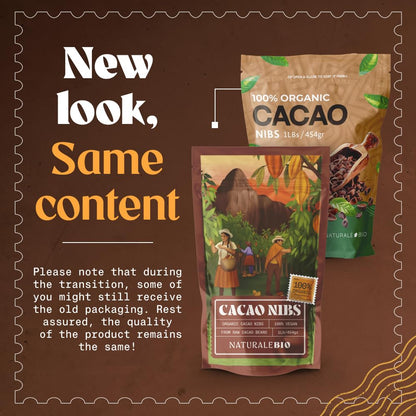 NaturaleBio Organic Cacao Nibs & Powder