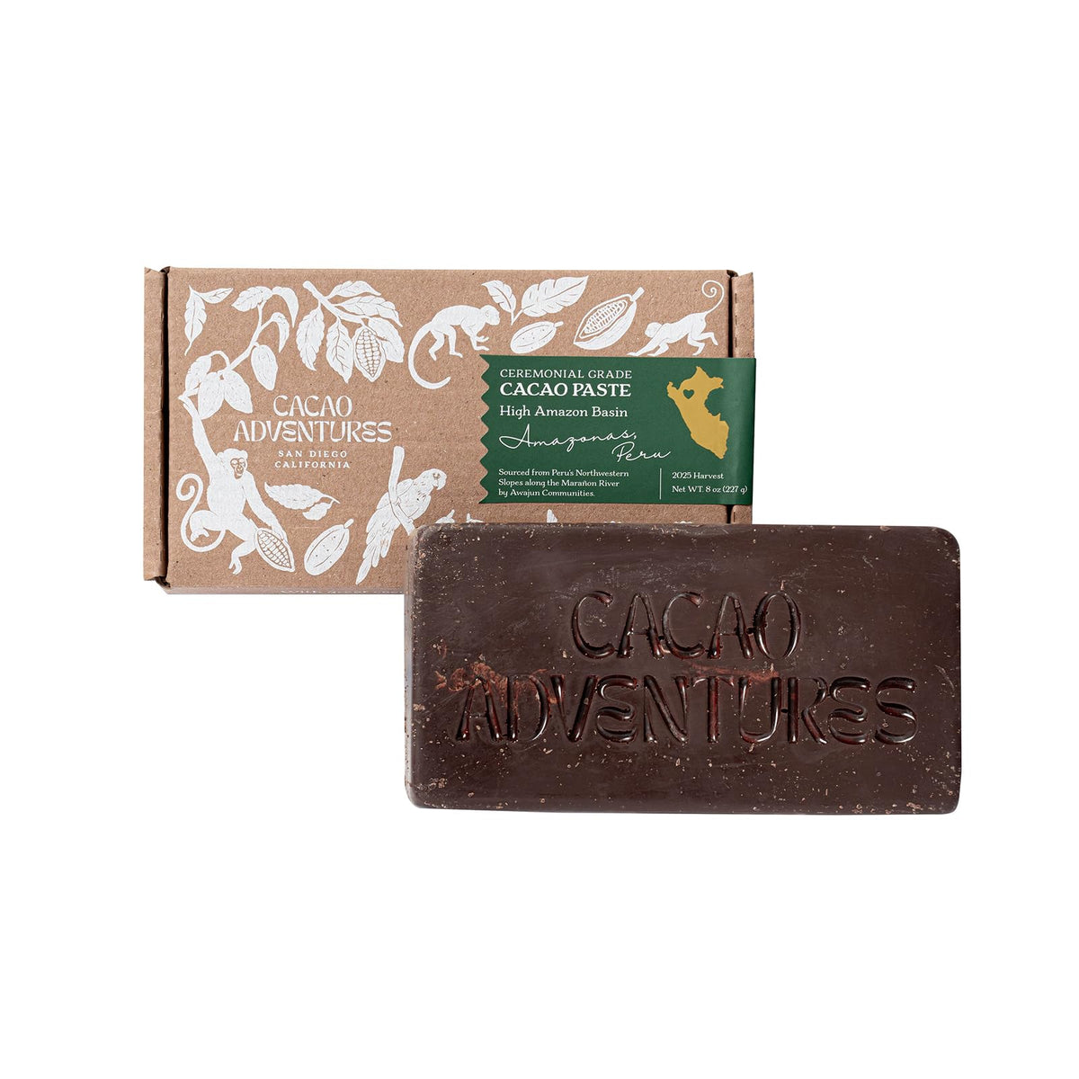 Cacao Adventures Ceremonial Cacao Block