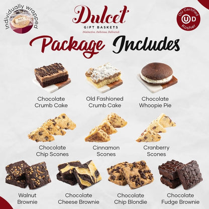 Premium Gourmet Baked Goods Gift Box – Brownies, Pies & Cakes