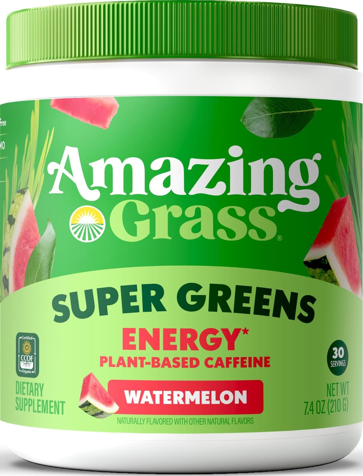 Super Greens Energy Powder with Yerba Mate & Green Tea
