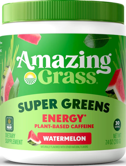 Super Greens Energy Powder with Yerba Mate & Green Tea
