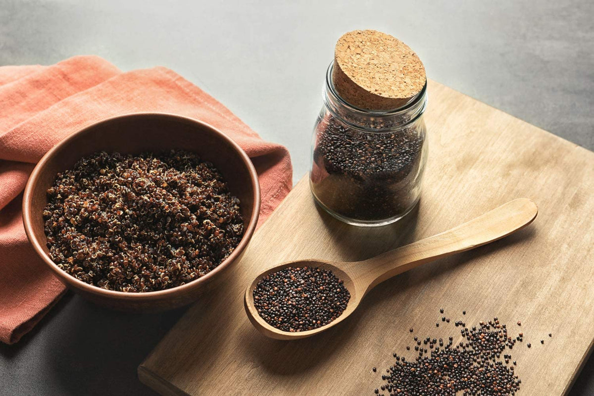 Organic Black Quinoa – Whole Grain, Raw, Sproutable & Vegan