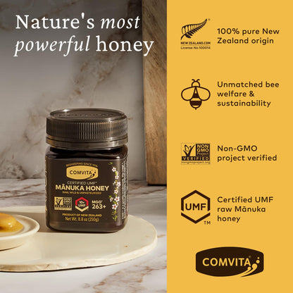 UMF 10+ Manuka Honey MGO 263+ – Raw & Unpasteurized