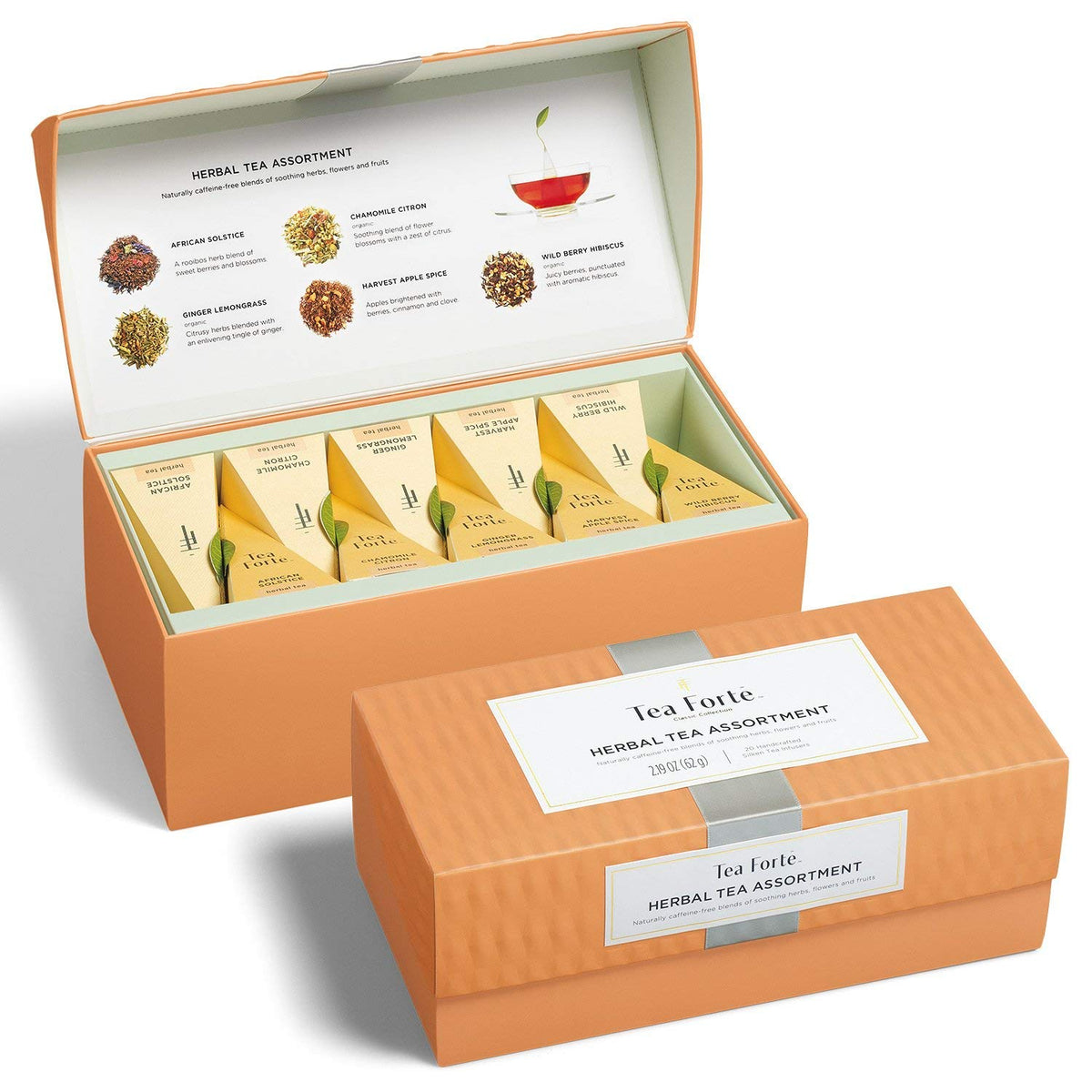 Premium Tea Sampler Gift Box – 20 Assorted Pyramid Infusers