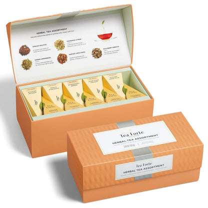 Premium Tea Sampler Gift Box – 20 Assorted Pyramid Infusers