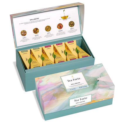 Premium Tea Sampler Gift Box – 20 Assorted Pyramid Infusers