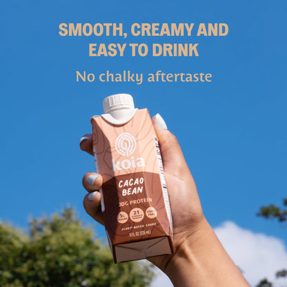 Plant-Based Protein Shake – 20g Protein, 3g Sugar, 12 Pack