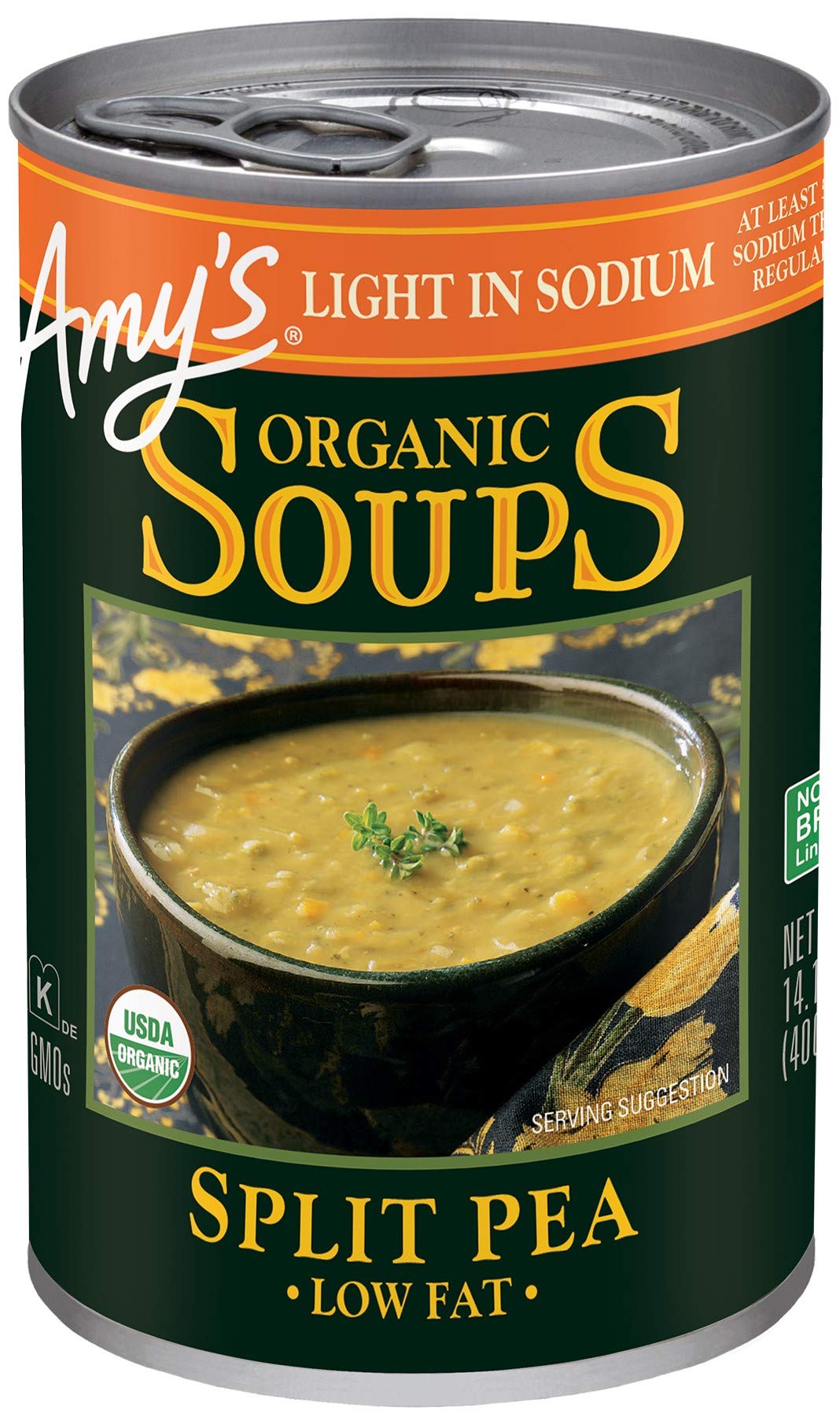 Amy's Soup, Vegan Split Pea Canned Soup