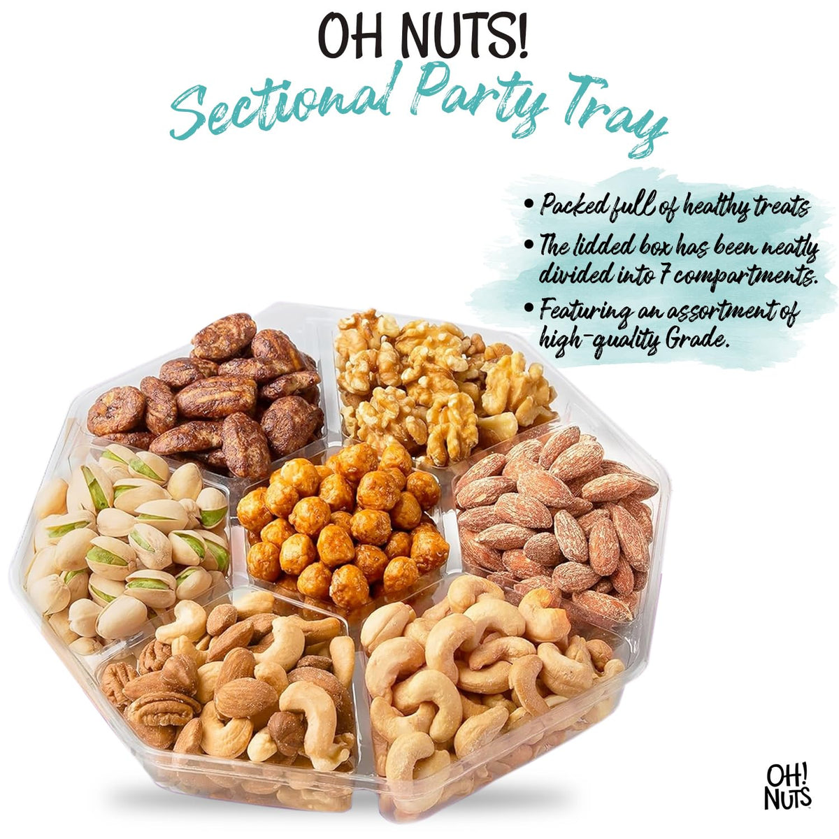 Premium Roasted Nut Gift Tray for Parties & Celebrations