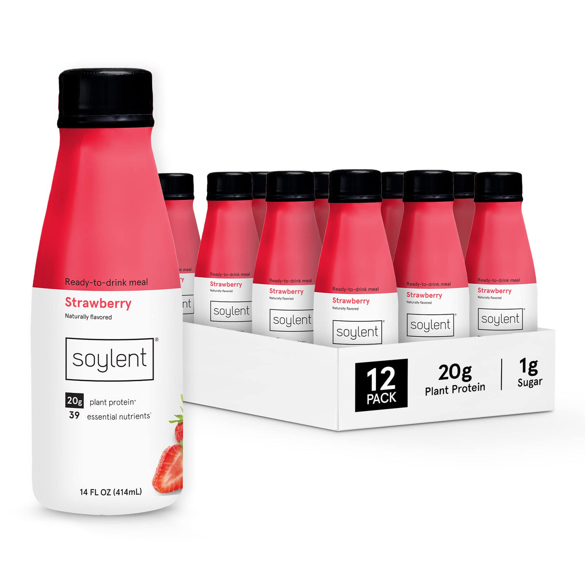 Soylent Meal Replacement Shake, Ready-to-Drink Plant Based Protein Drink