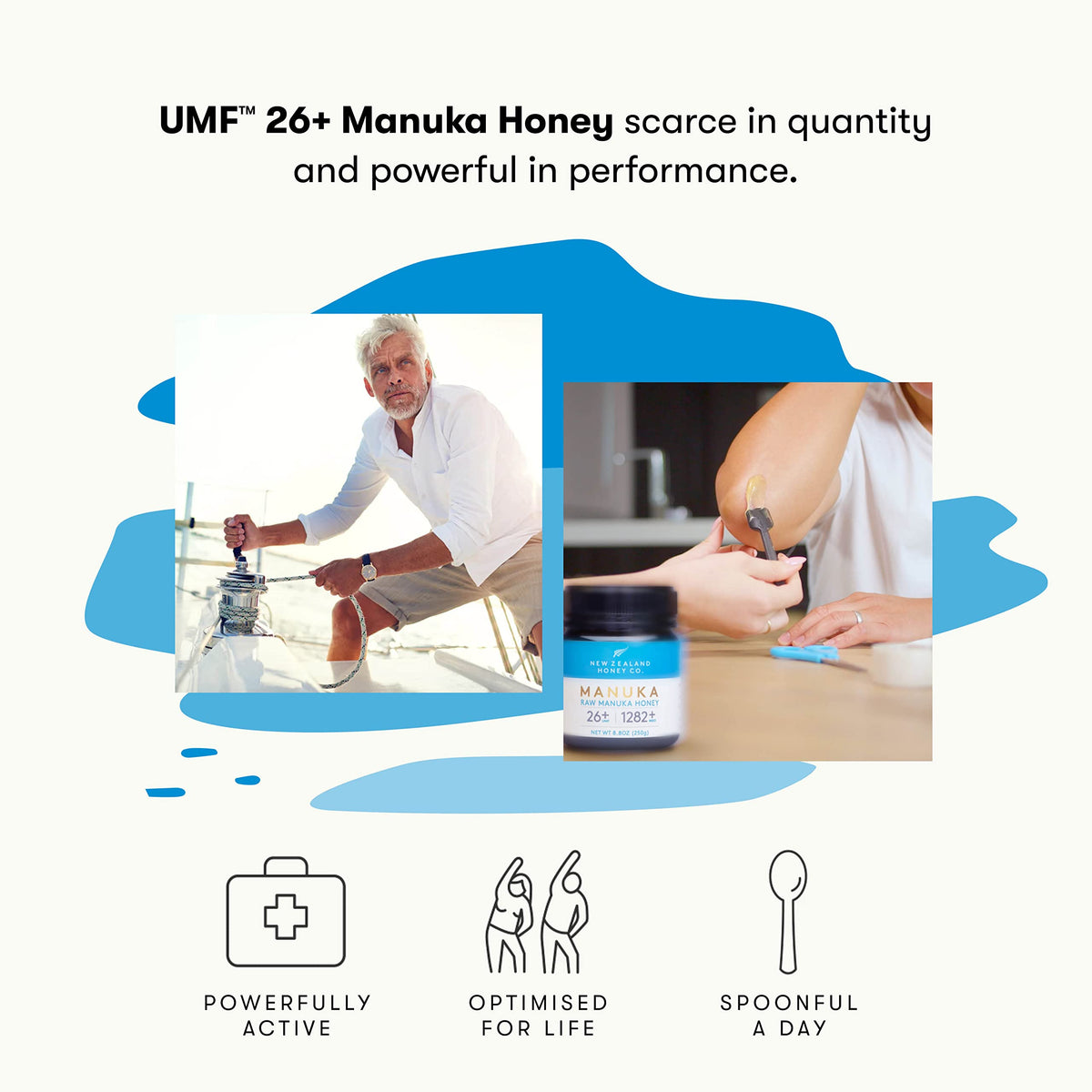 Raw Manuka Honey Duo – UMF 28+ & 26+, MGO 1450+ & 1282+